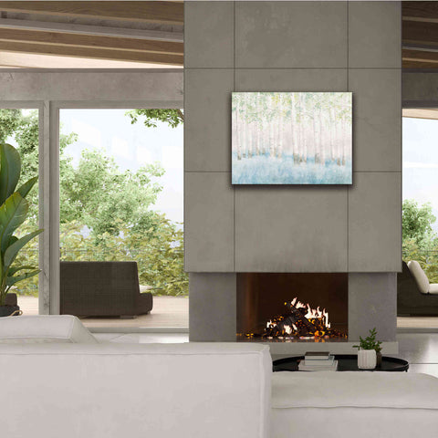 Image of 'Soft Birches' by James Wiens, Canvas Wall Art,34 x 26