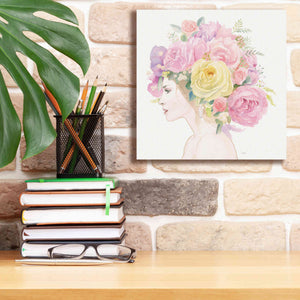 'Flowers in her Hair' by James Wiens, Canvas Wall Art,12 x 12