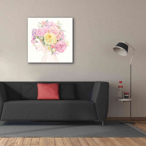 'Flowers in her Hair' by James Wiens, Canvas Wall Art,37 x 37