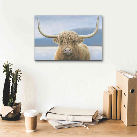 Image of 'Highland Cow' by James Wiens, Canvas Wall Art,18 x 12