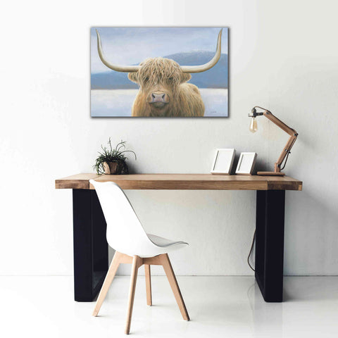 Image of 'Highland Cow' by James Wiens, Canvas Wall Art,40 x 26