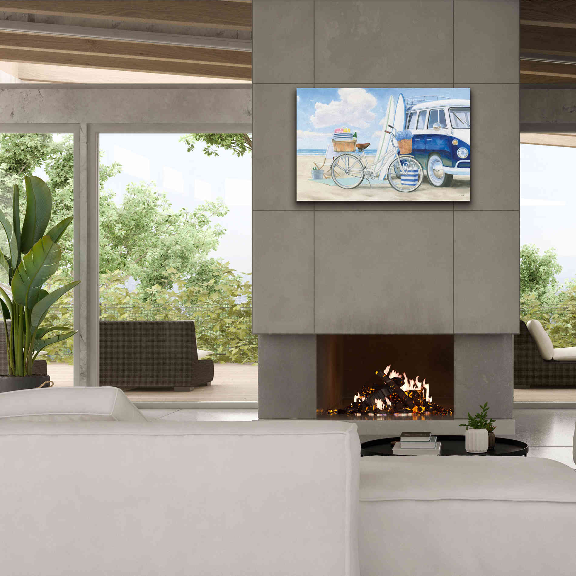 'Beach Time I' by James Wiens, Canvas Wall Art,40 x 26