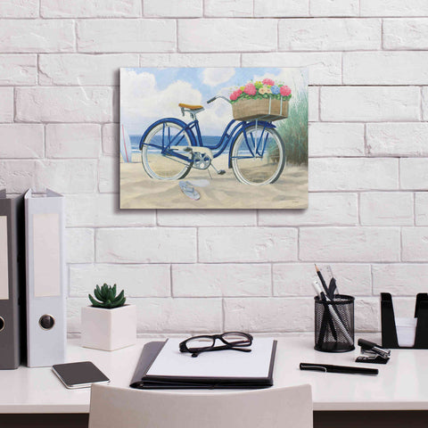 Image of 'Beach Time II' by James Wiens, Canvas Wall Art,16 x 12