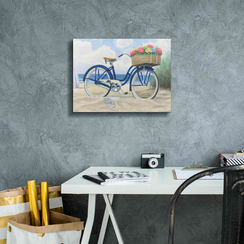Image of 'Beach Time II' by James Wiens, Canvas Wall Art,16 x 12