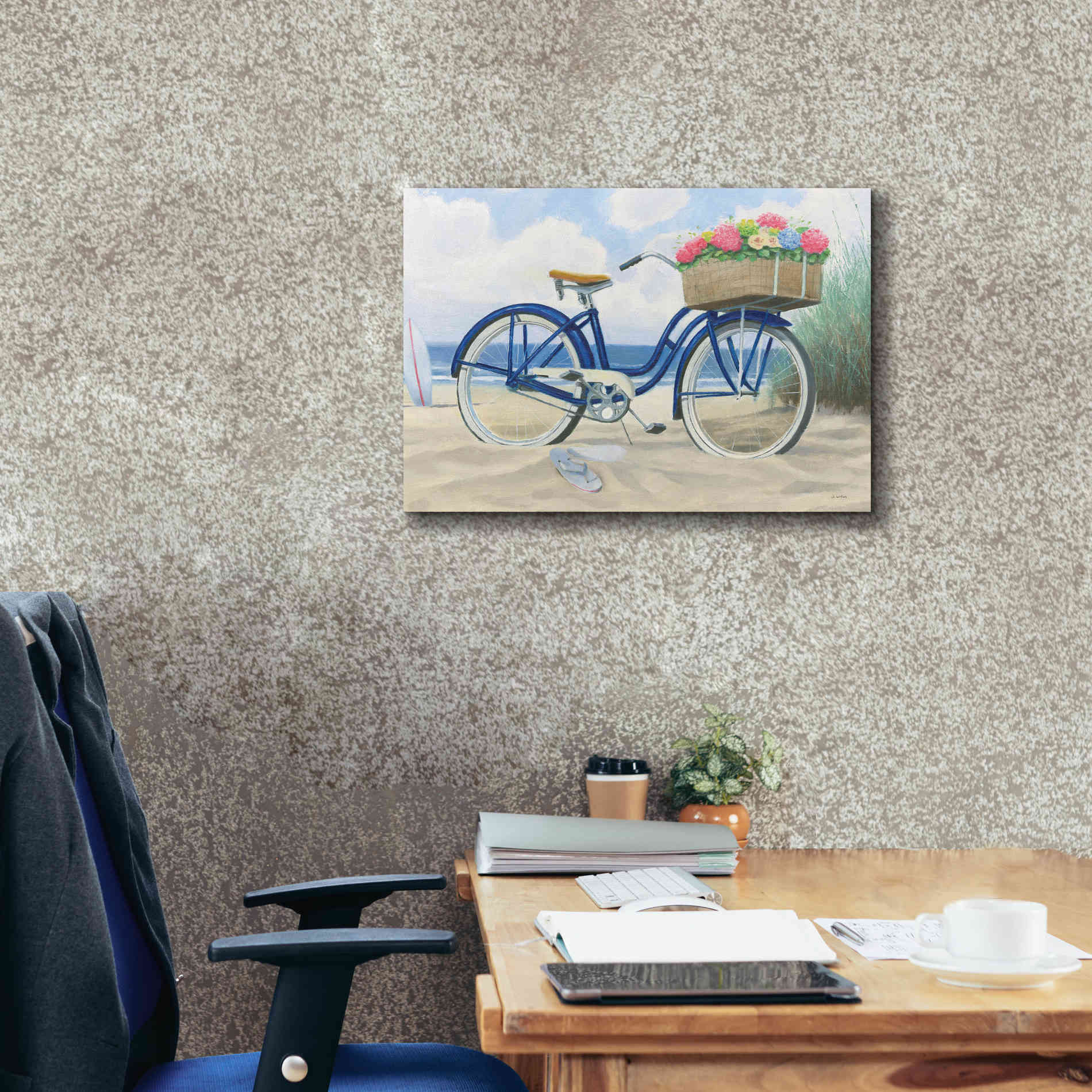 'Beach Time II' by James Wiens, Canvas Wall Art,24 x 20