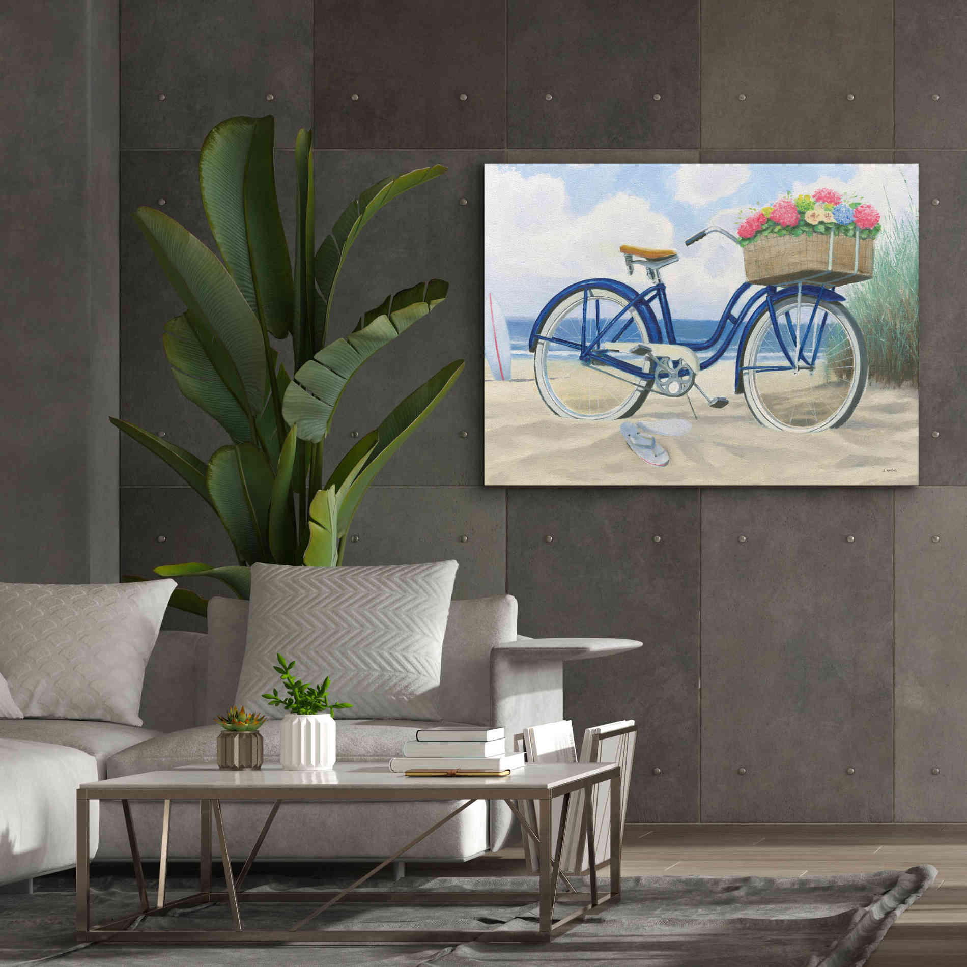 'Beach Time II' by James Wiens, Canvas Wall Art,54 x 40