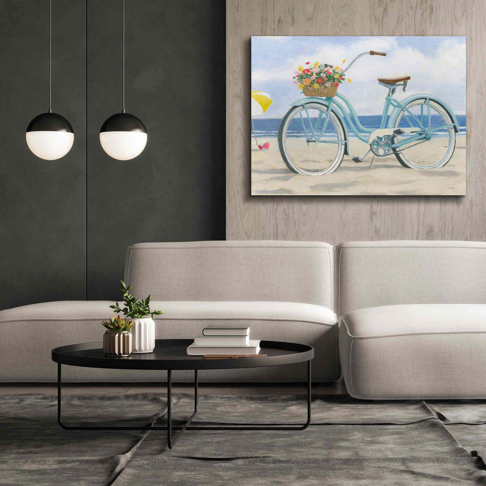 'Beach Time III' by James Wiens, Canvas Wall Art,54 x 40
