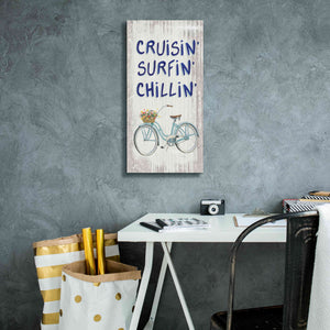 'Beach Time IV' by James Wiens, Canvas Wall Art,12 x 24