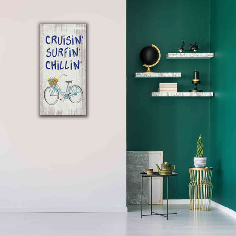 Image of 'Beach Time IV' by James Wiens, Canvas Wall Art,20 x 40