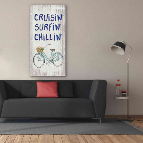 Image of 'Beach Time IV' by James Wiens, Canvas Wall Art,30 x 60