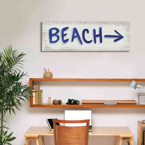 Image of 'Beach Time VII' by James Wiens, Canvas Wall Art,36 x 12