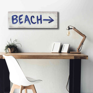 'Beach Time VII' by James Wiens, Canvas Wall Art,36 x 12