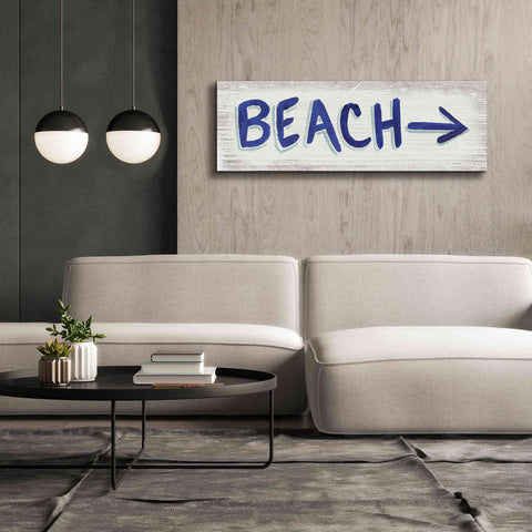 Image of 'Beach Time VII' by James Wiens, Canvas Wall Art,60 x 20
