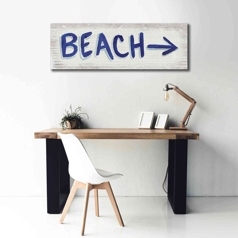 Image of 'Beach Time VII' by James Wiens, Canvas Wall Art,60 x 20