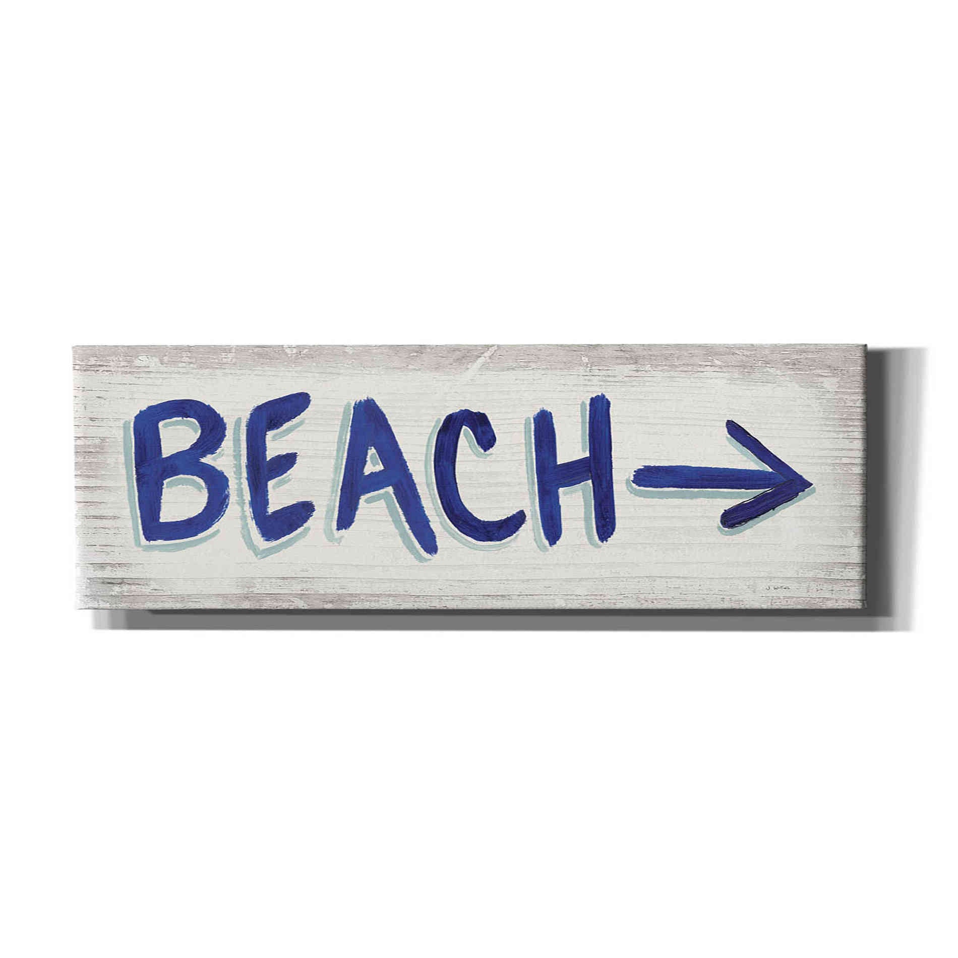 'Beach Time VII' by James Wiens, Canvas Wall Art,36x12x1.55x0,60x20x1.74x0