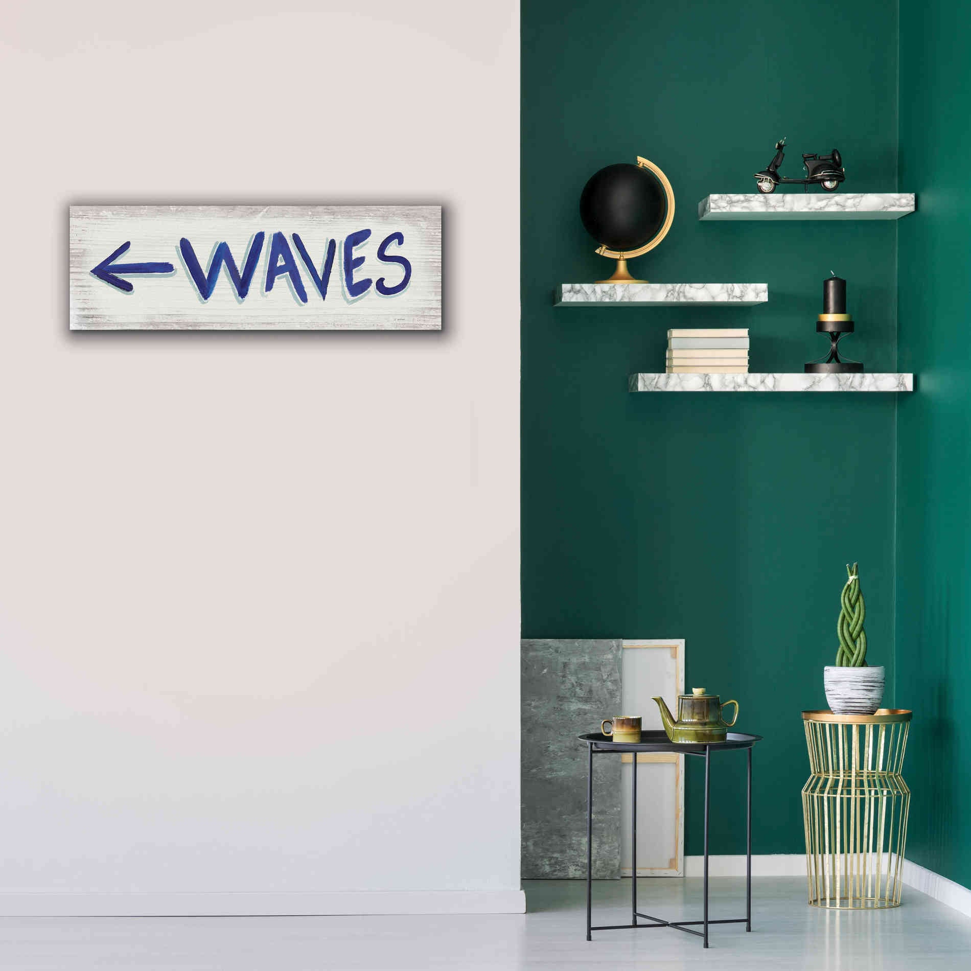 'Beach Time IX' by James Wiens, Canvas Wall Art,36 x 12