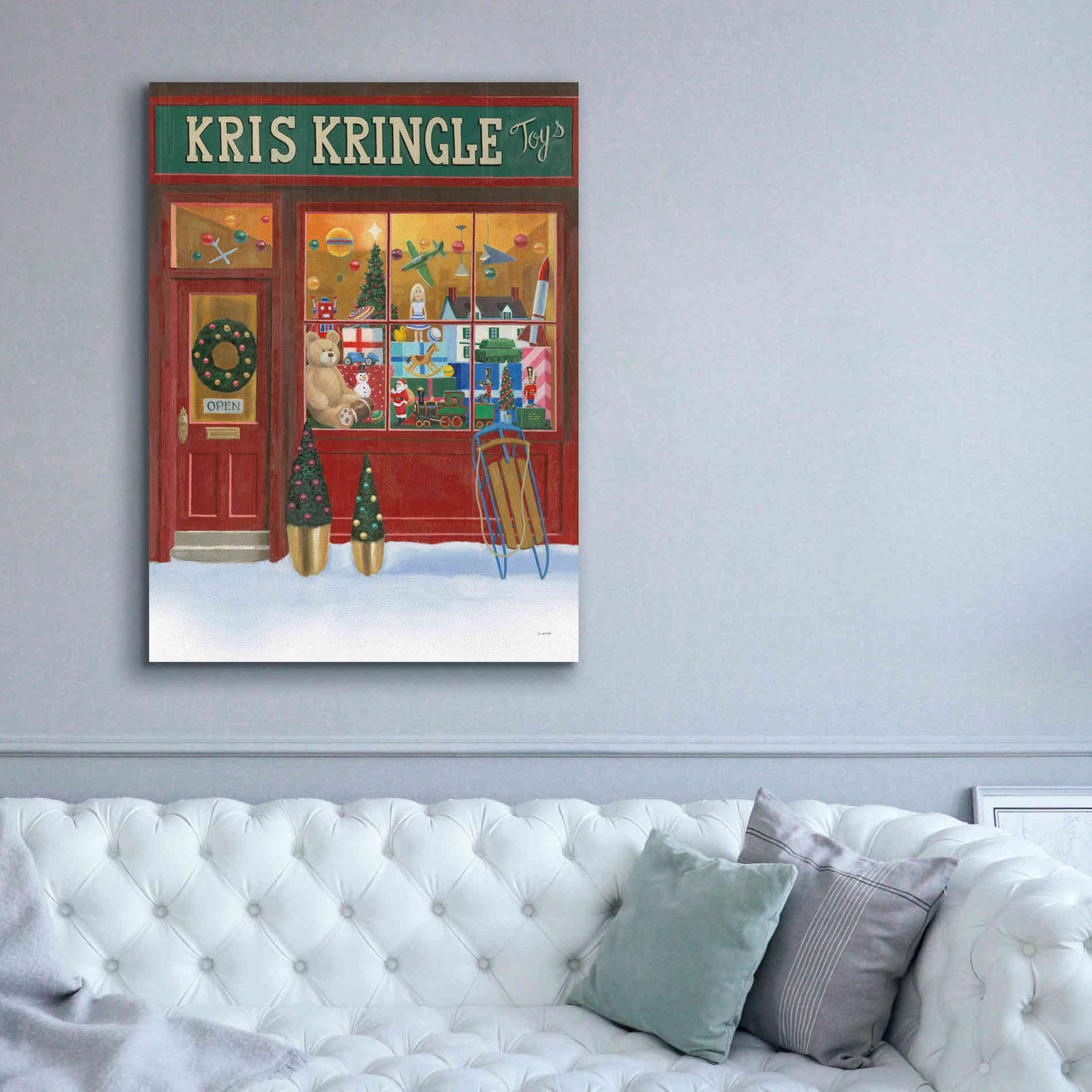 'Holiday Moments III' by James Wiens, Canvas Wall Art,40 x 54