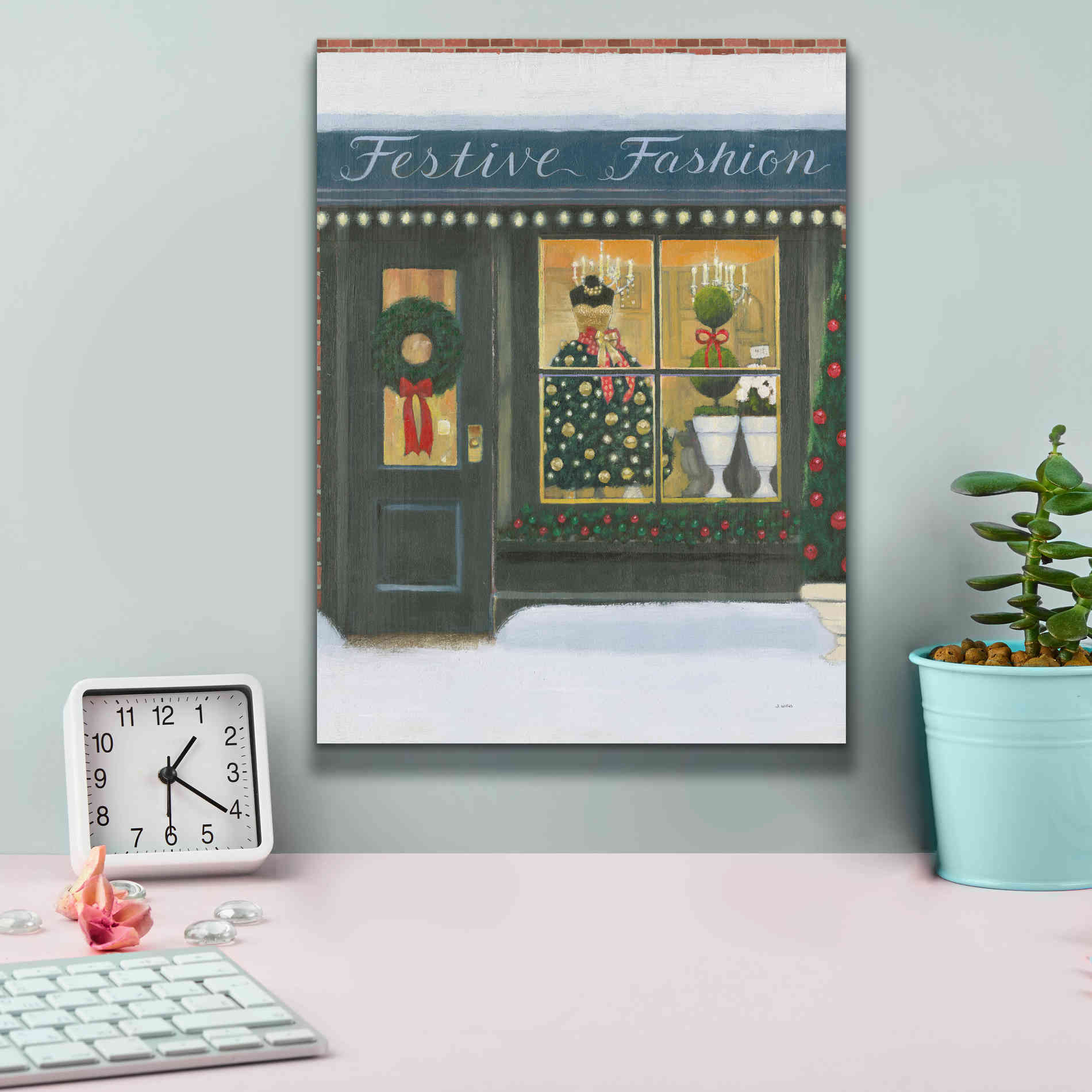 'Holiday Moments VI' by James Wiens, Canvas Wall Art,12 x 16