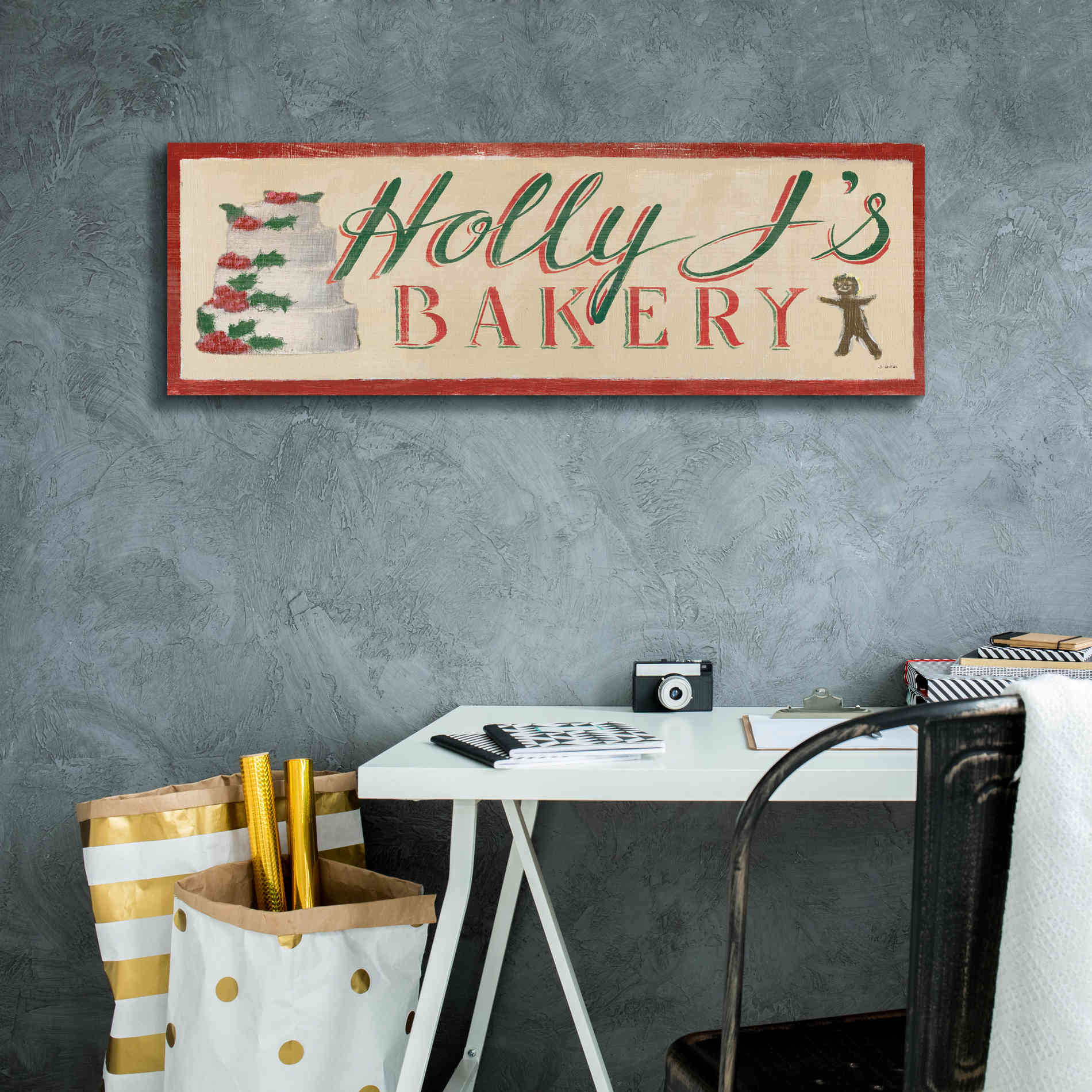 'Holiday Moments IX' by James Wiens, Canvas Wall Art,36 x 12