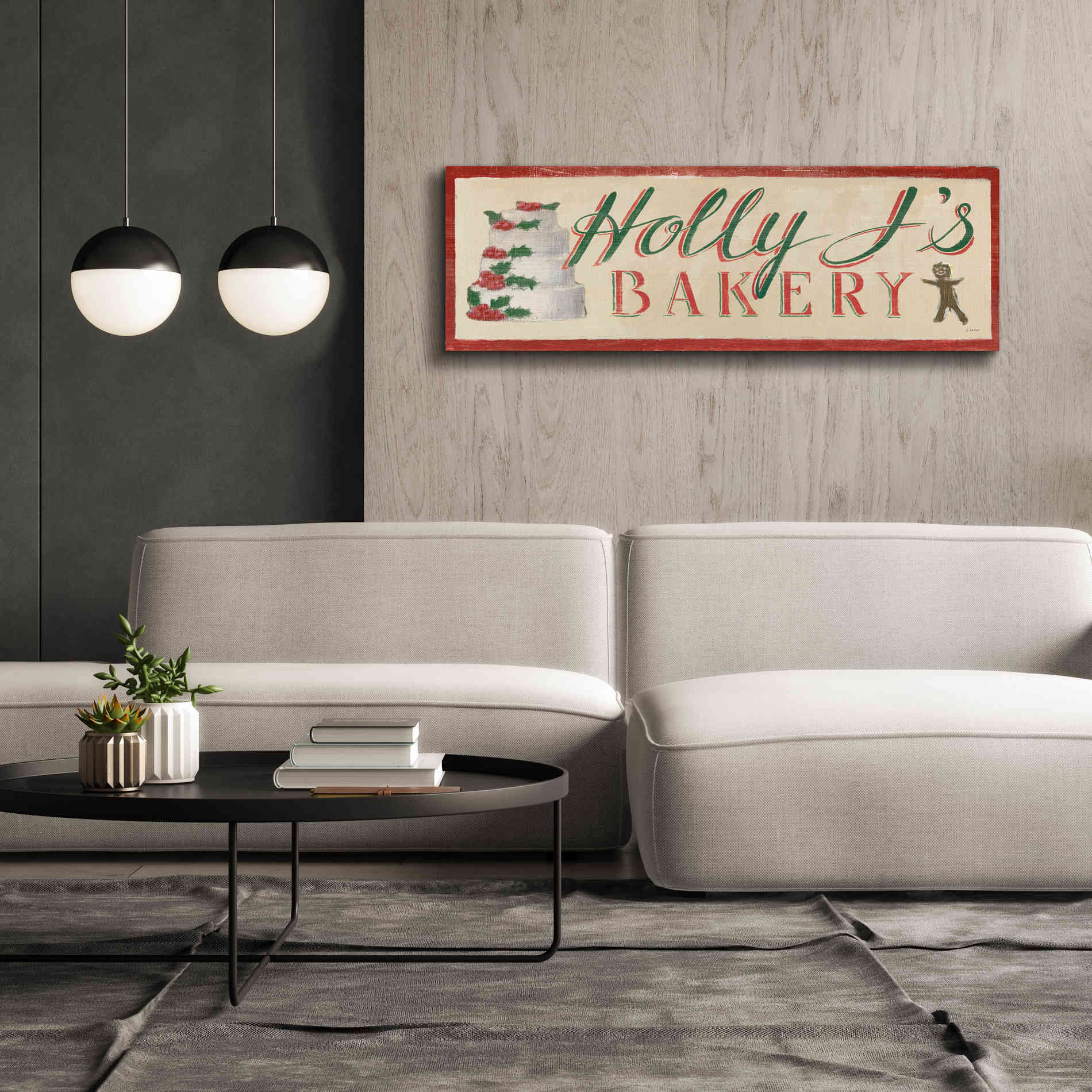 'Holiday Moments IX' by James Wiens, Canvas Wall Art,60 x 20