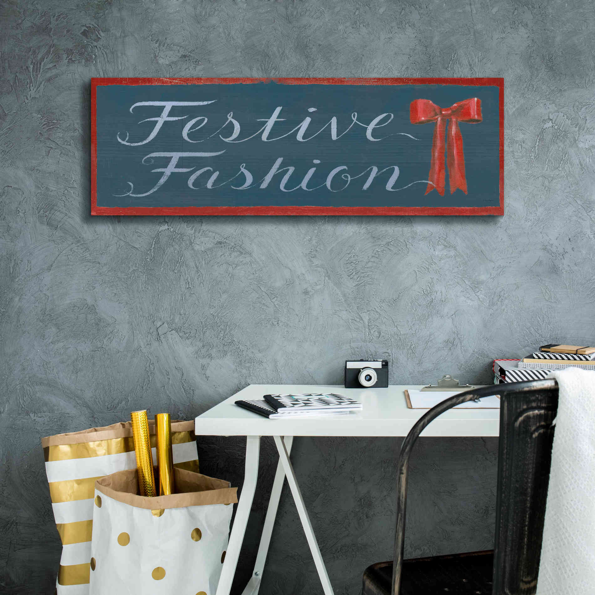 'Holiday Moments X' by James Wiens, Canvas Wall Art,36 x 12