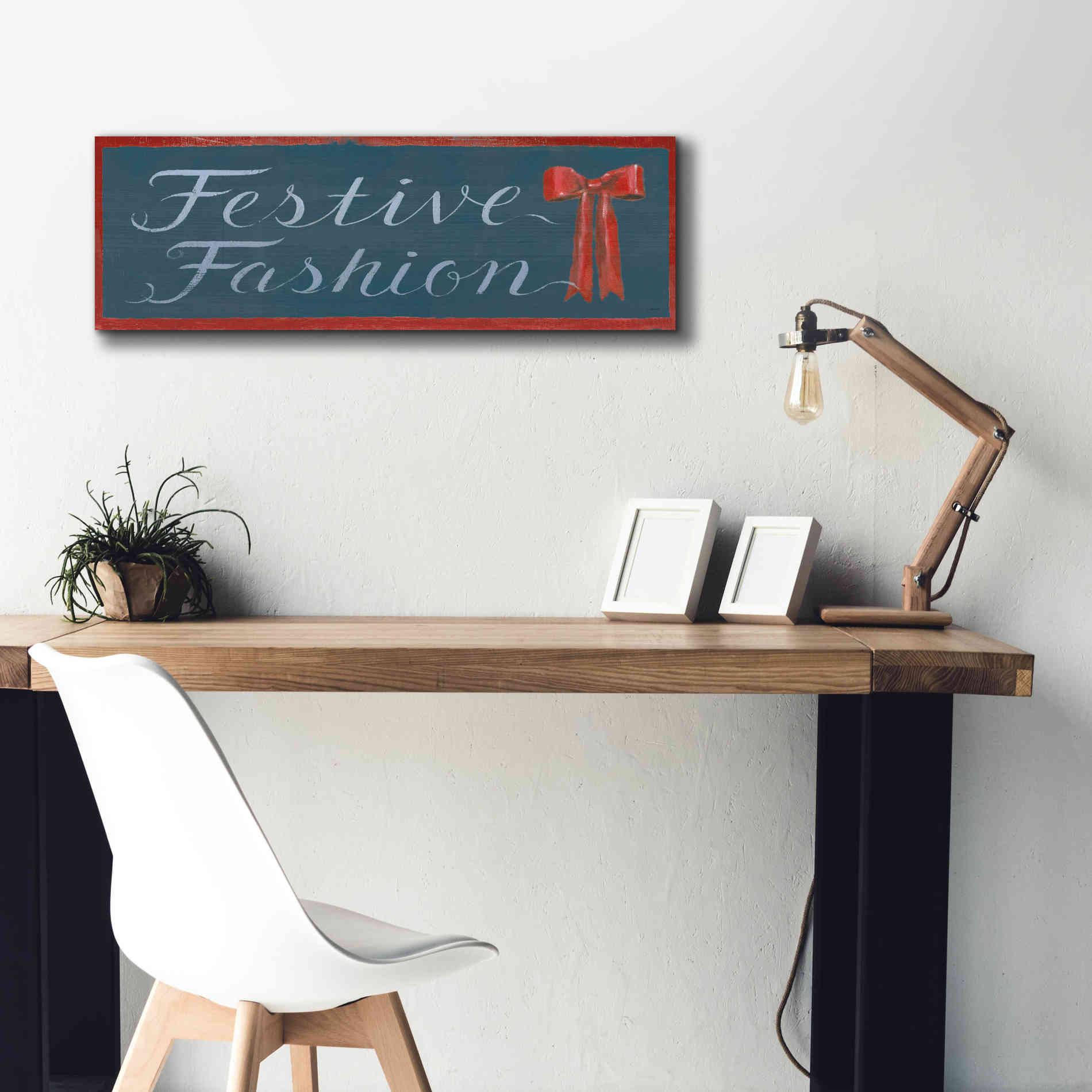 'Holiday Moments X' by James Wiens, Canvas Wall Art,36 x 12