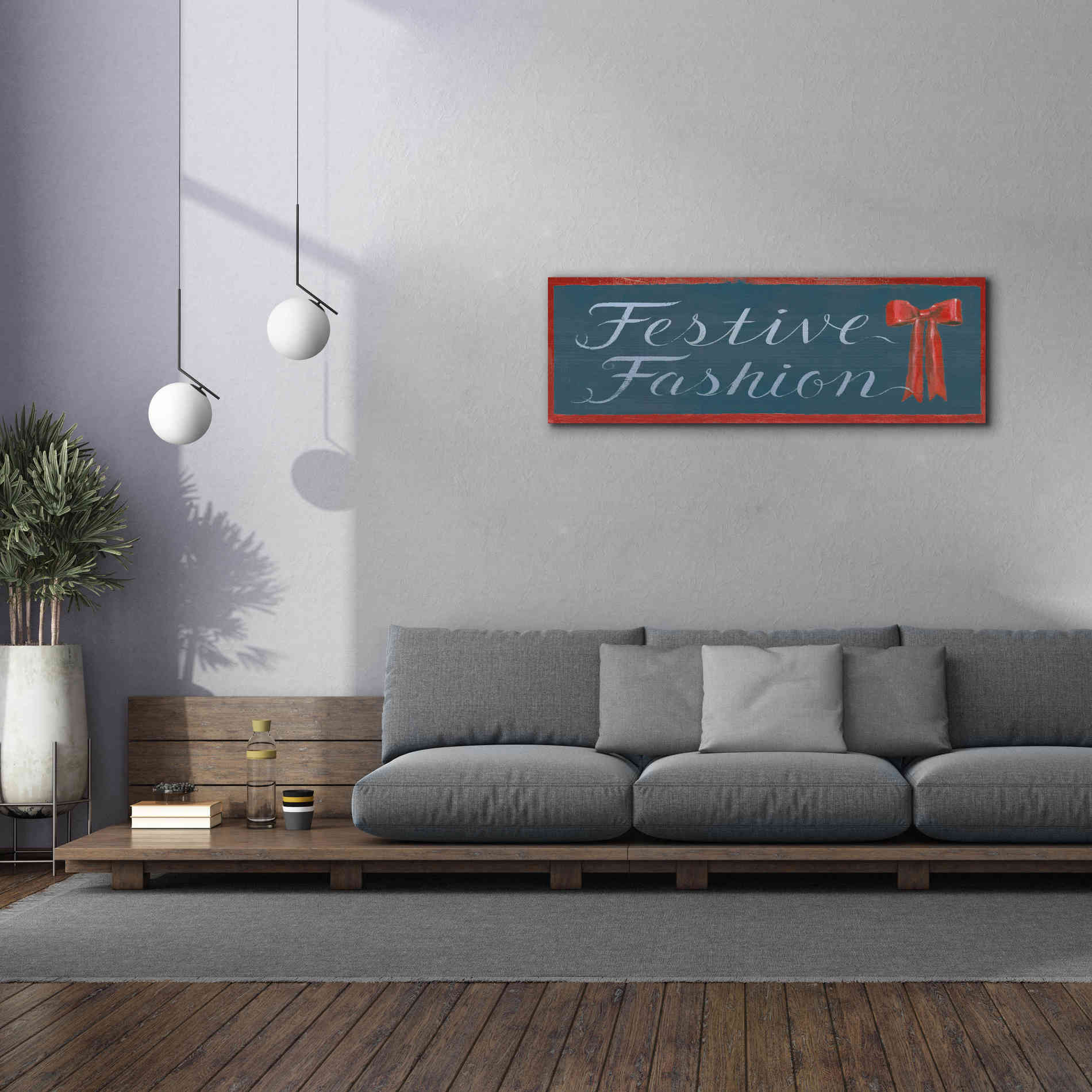 'Holiday Moments X' by James Wiens, Canvas Wall Art,60 x 20
