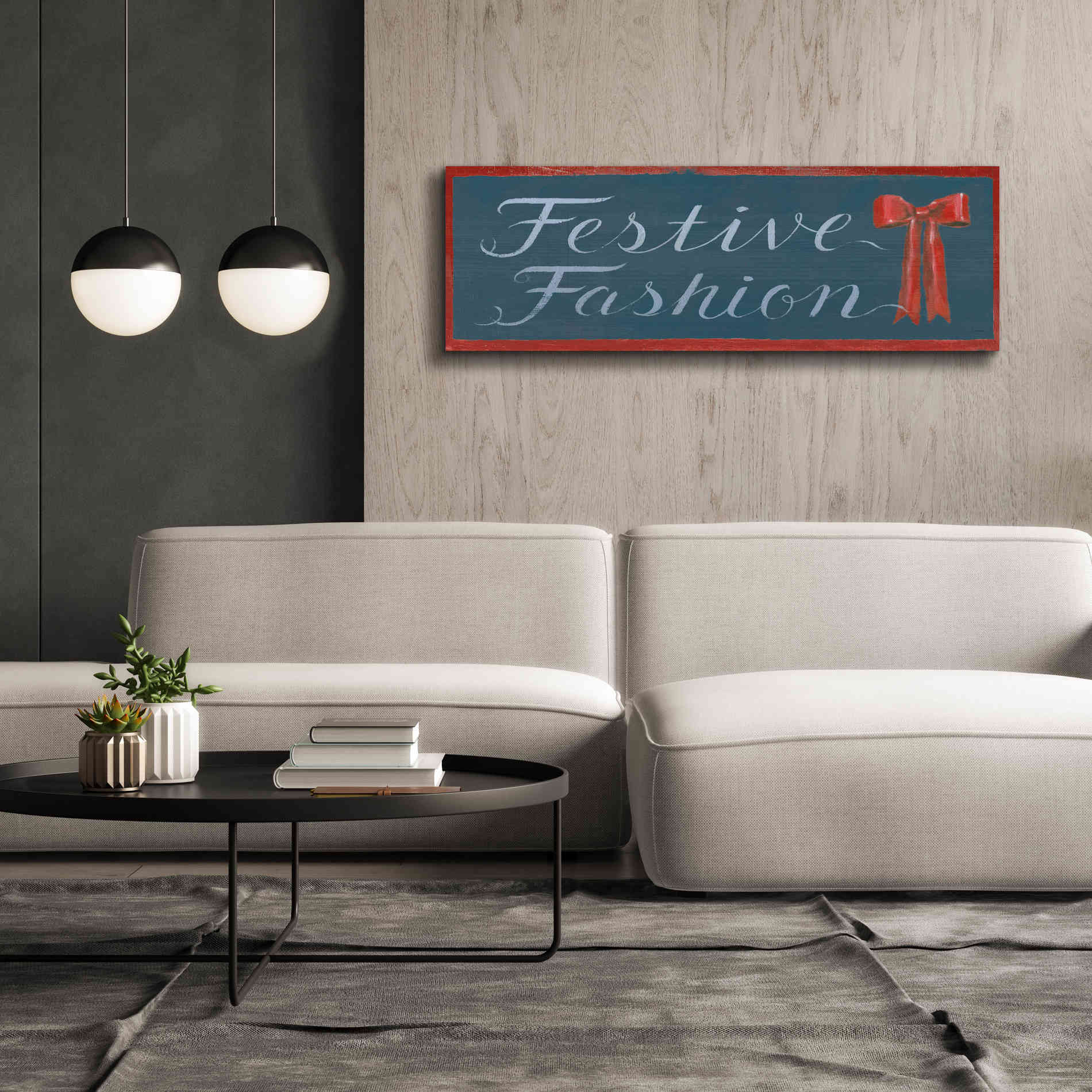 'Holiday Moments X' by James Wiens, Canvas Wall Art,60 x 20