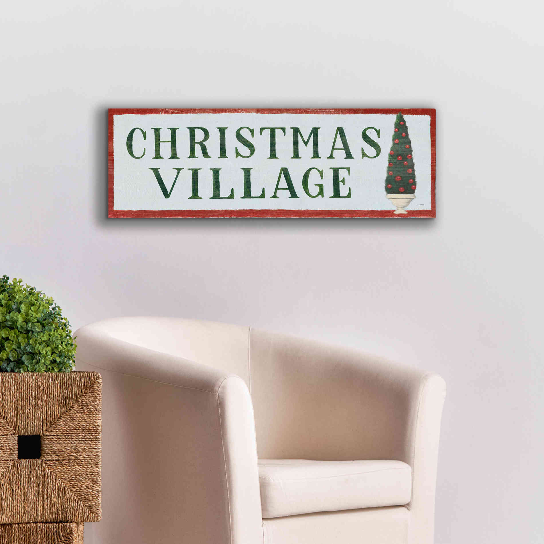 'Holiday Moments XI' by James Wiens, Canvas Wall Art,36 x 12