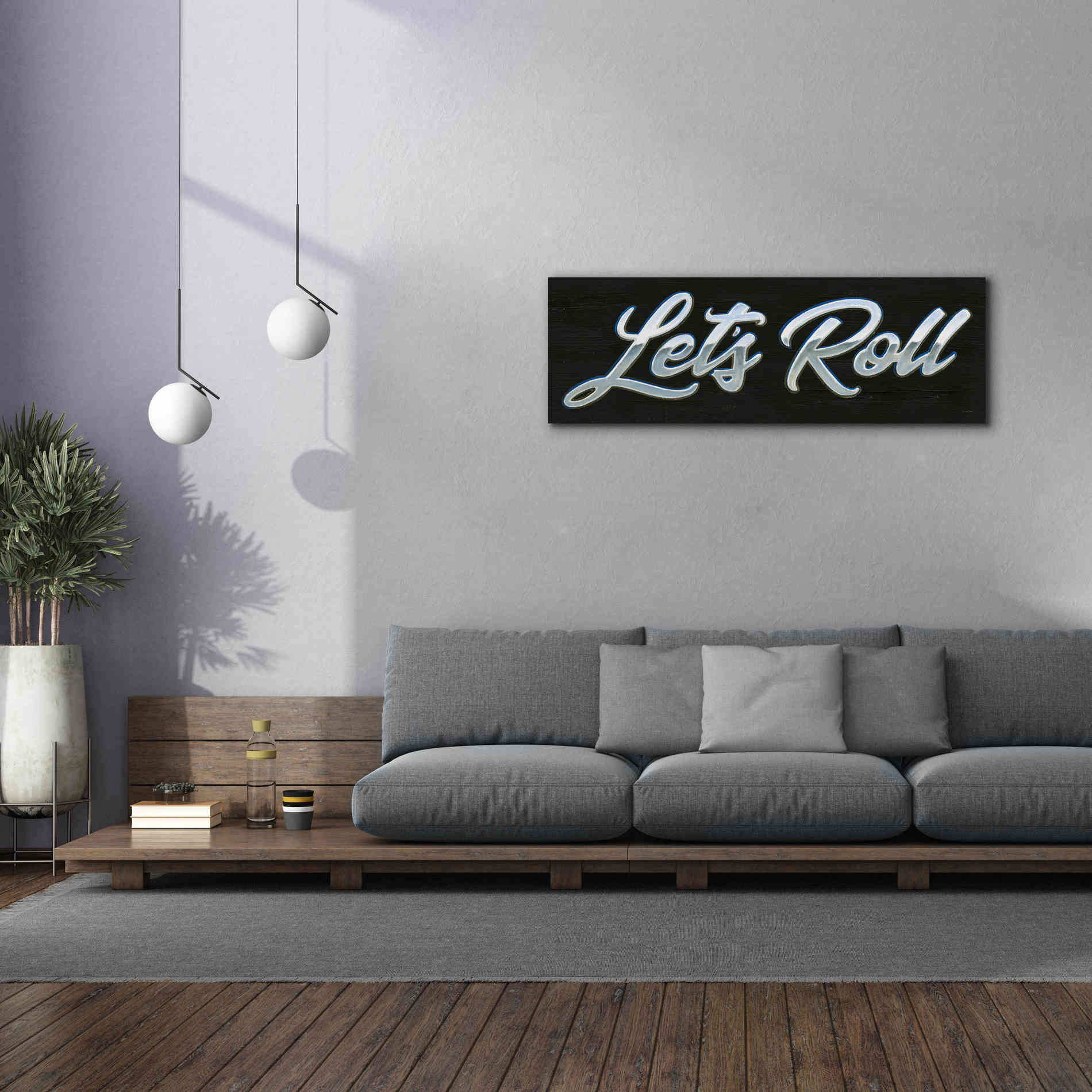 'Lets Roll III' by James Wiens, Canvas Wall Art,60 x 20