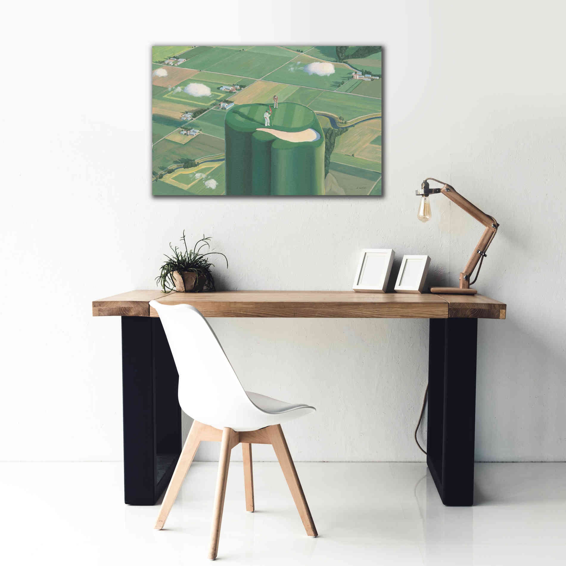 'Tee it Up' by James Wiens, Canvas Wall Art,40 x 26