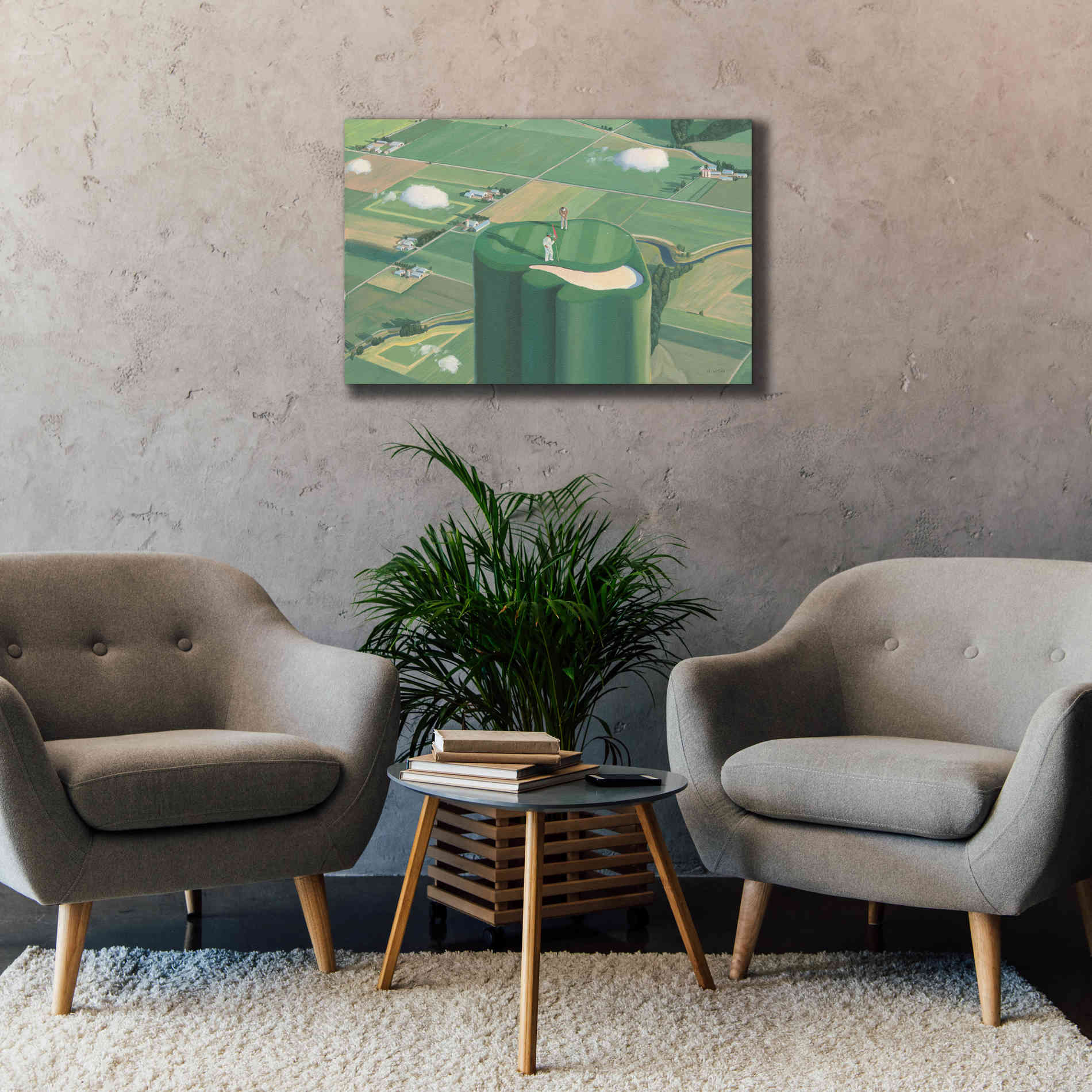 'Tee it Up' by James Wiens, Canvas Wall Art,40 x 26