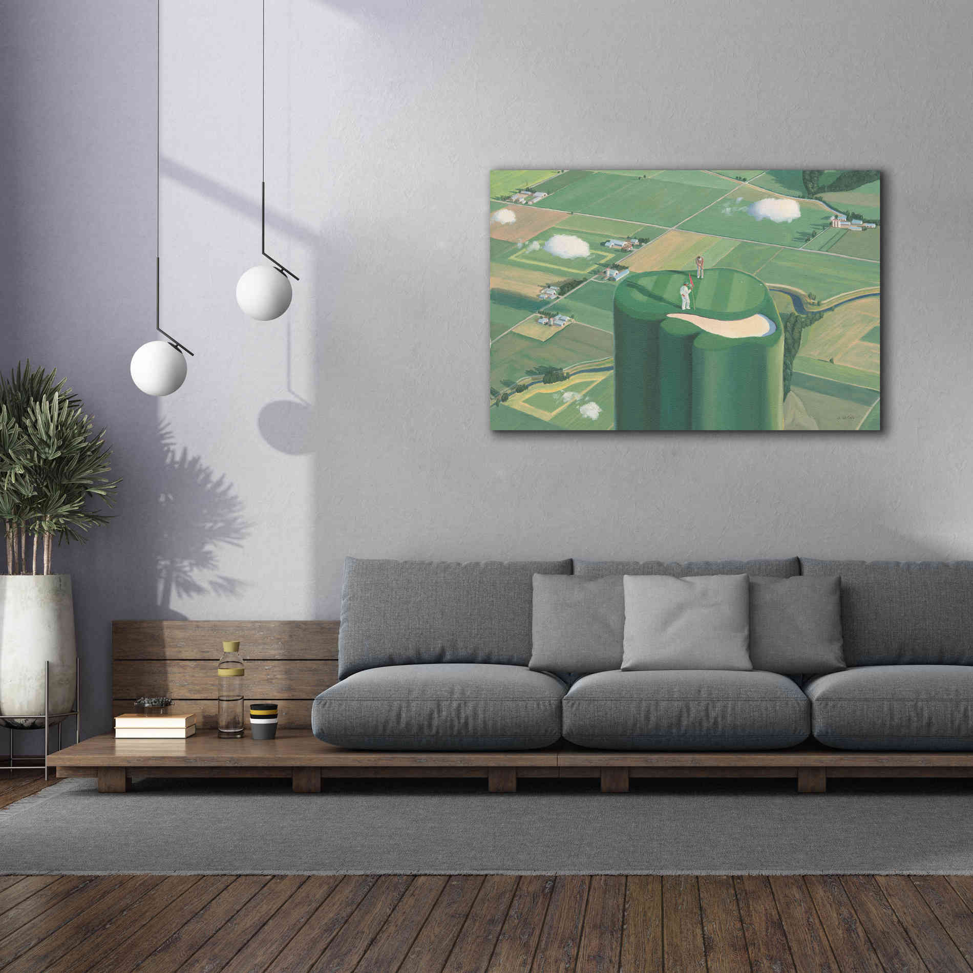 'Tee it Up' by James Wiens, Canvas Wall Art,60 x 40