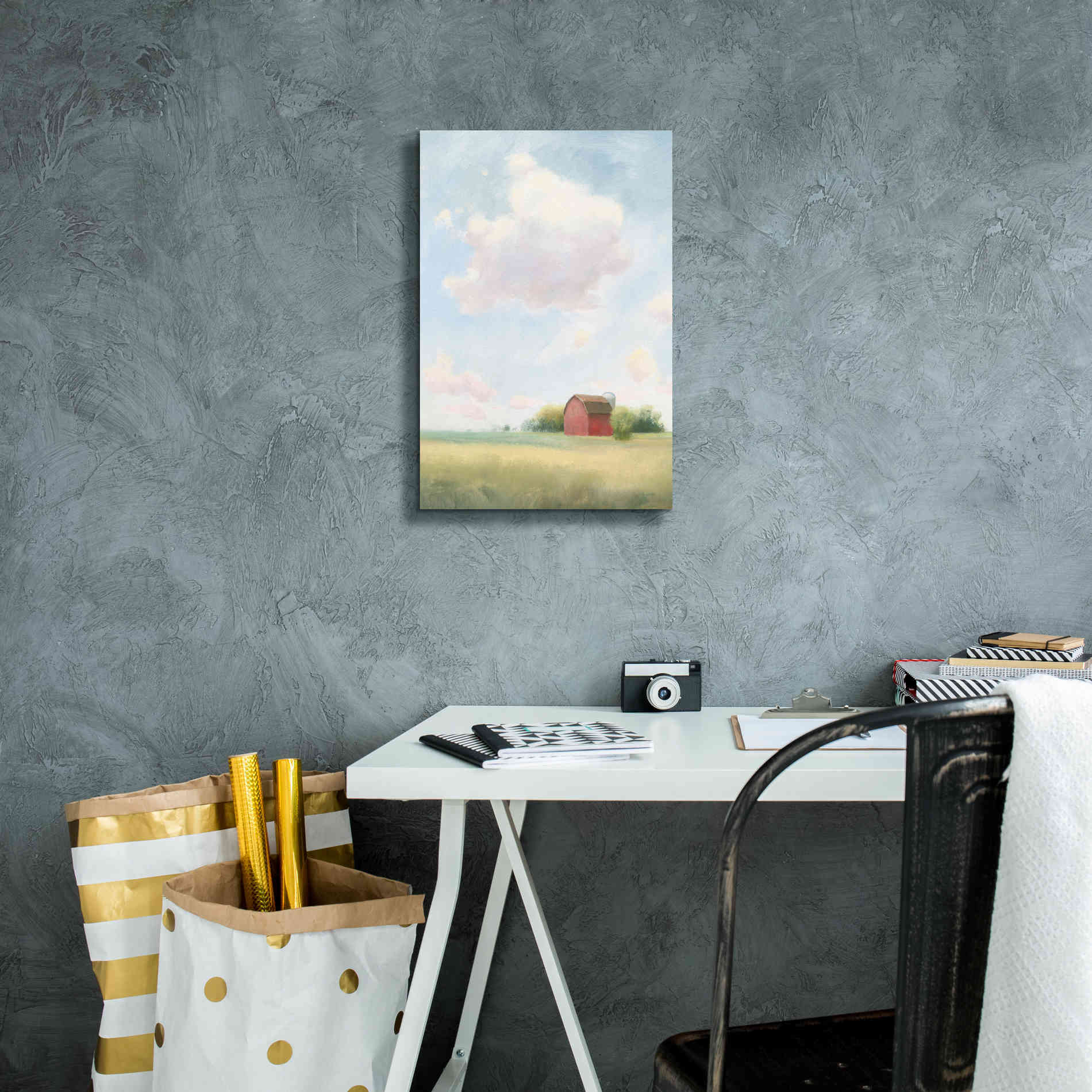 'Pleasant Pastures' by James Wiens, Canvas Wall Art,12 x 18