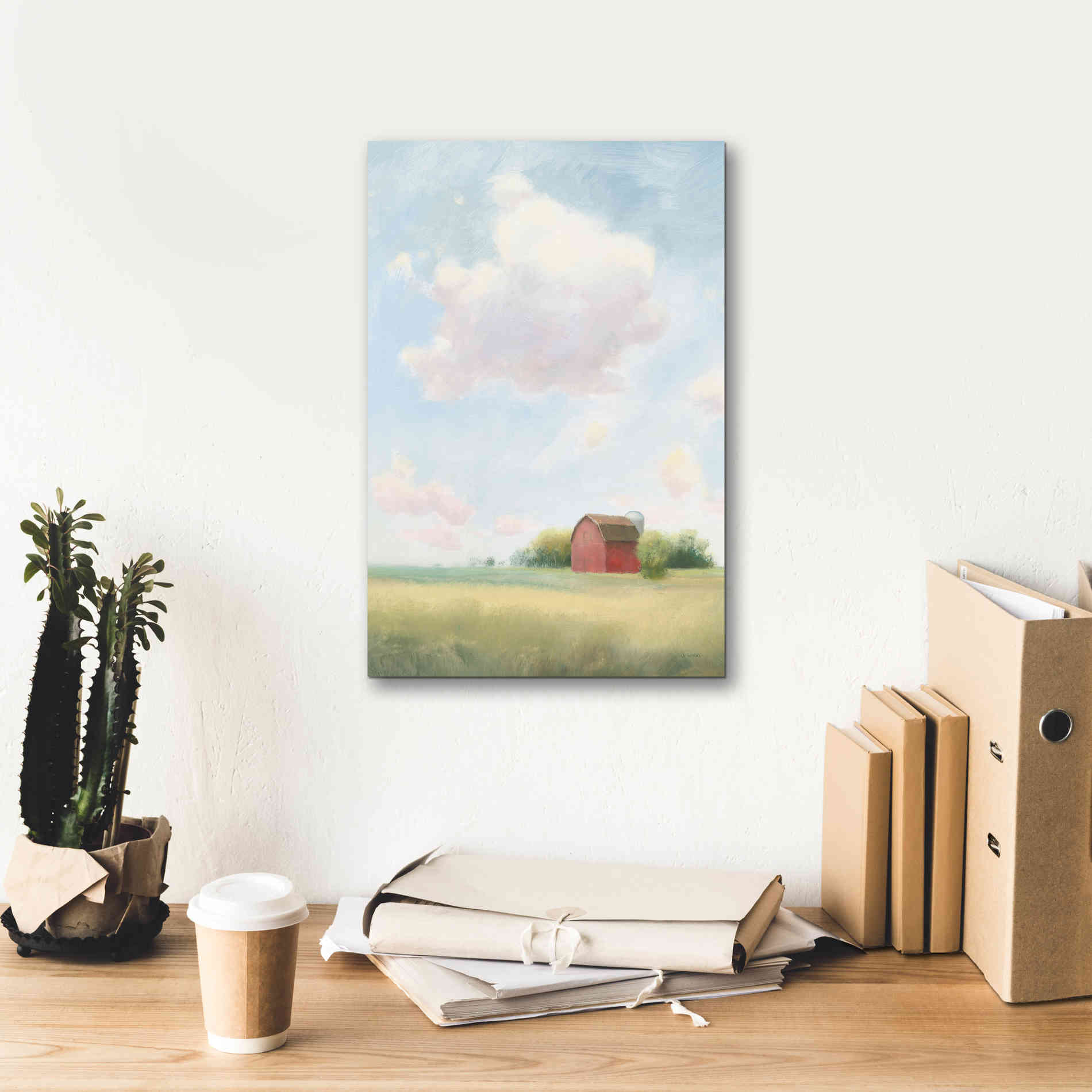 'Pleasant Pastures' by James Wiens, Canvas Wall Art,12 x 18