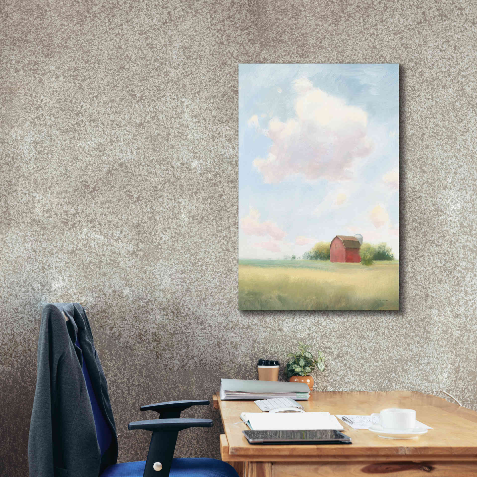 'Pleasant Pastures' by James Wiens, Canvas Wall Art,26 x 40