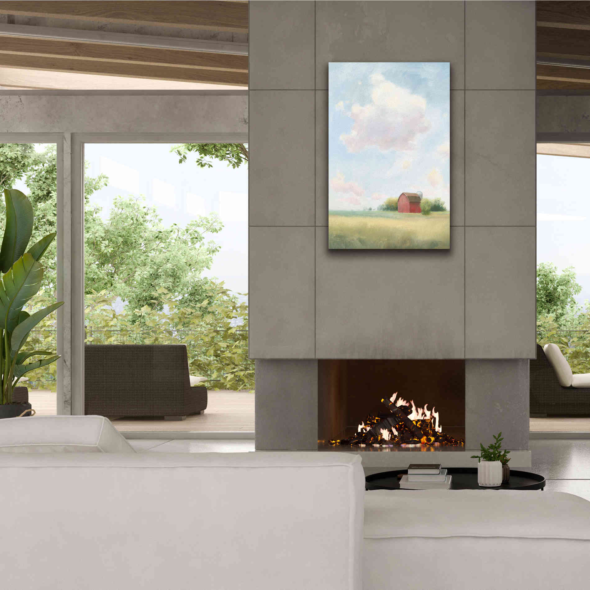 'Pleasant Pastures' by James Wiens, Canvas Wall Art,26 x 40