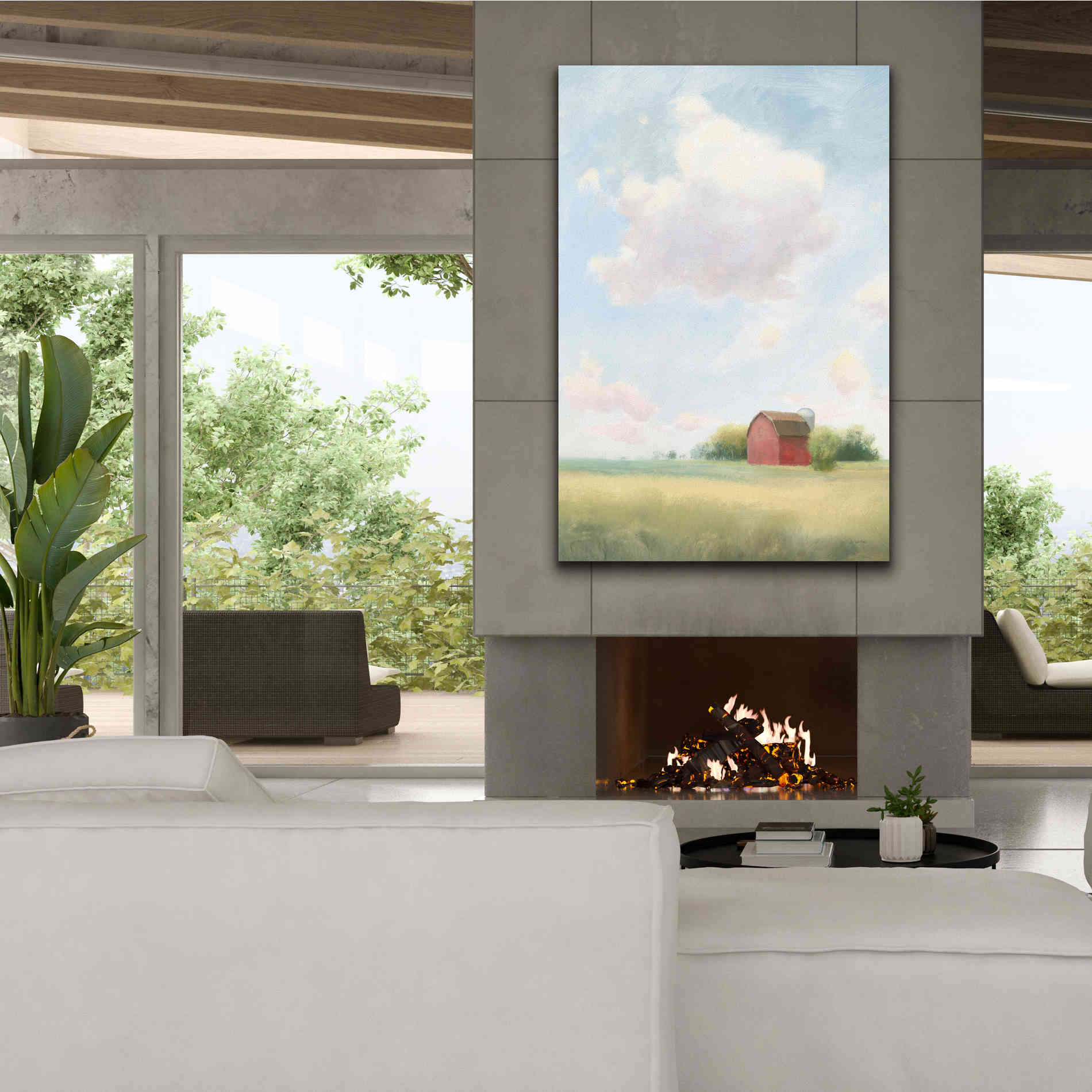 'Pleasant Pastures' by James Wiens, Canvas Wall Art,40 x 60