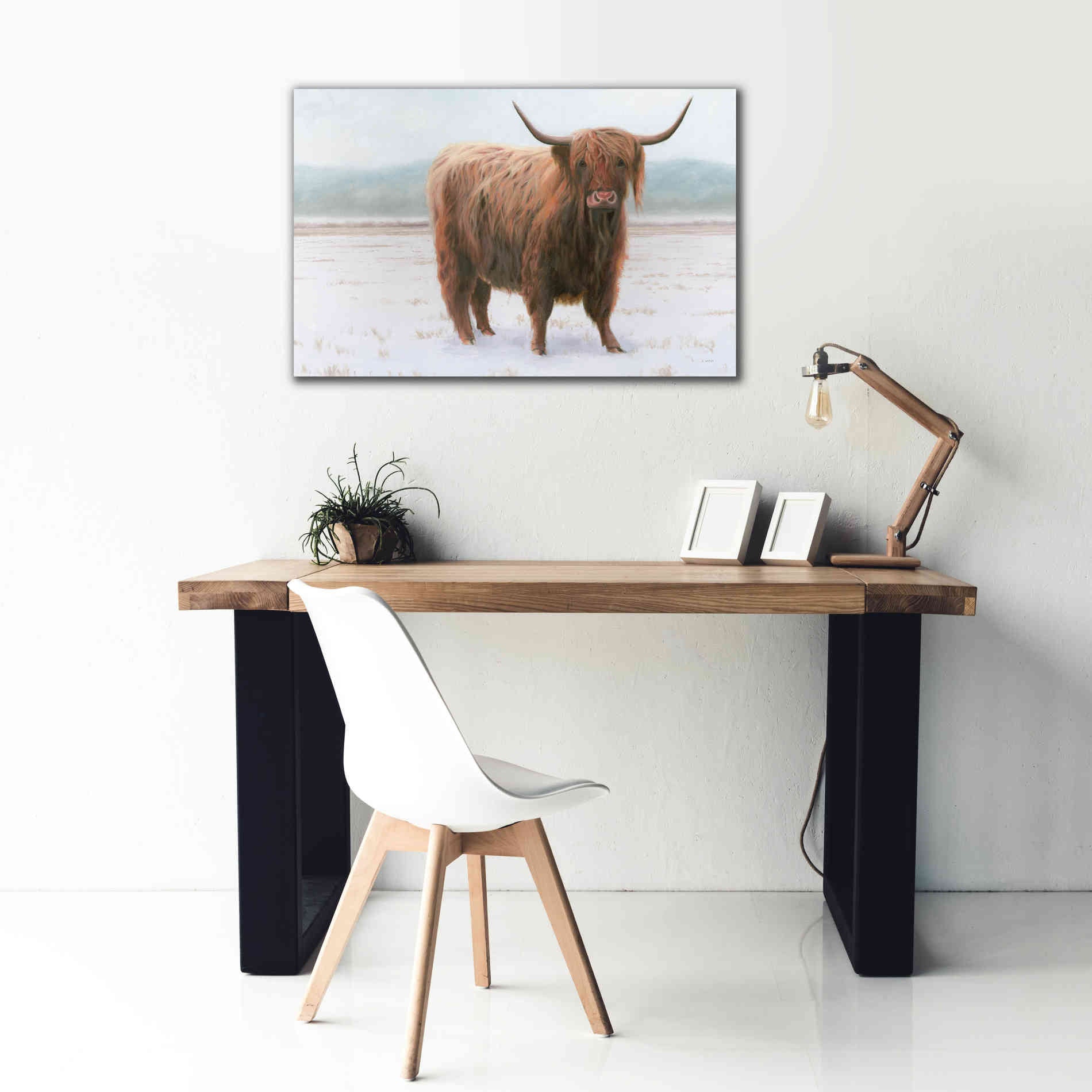 'King of the Highland Fields' by James Wiens, Canvas Wall Art,40 x 26