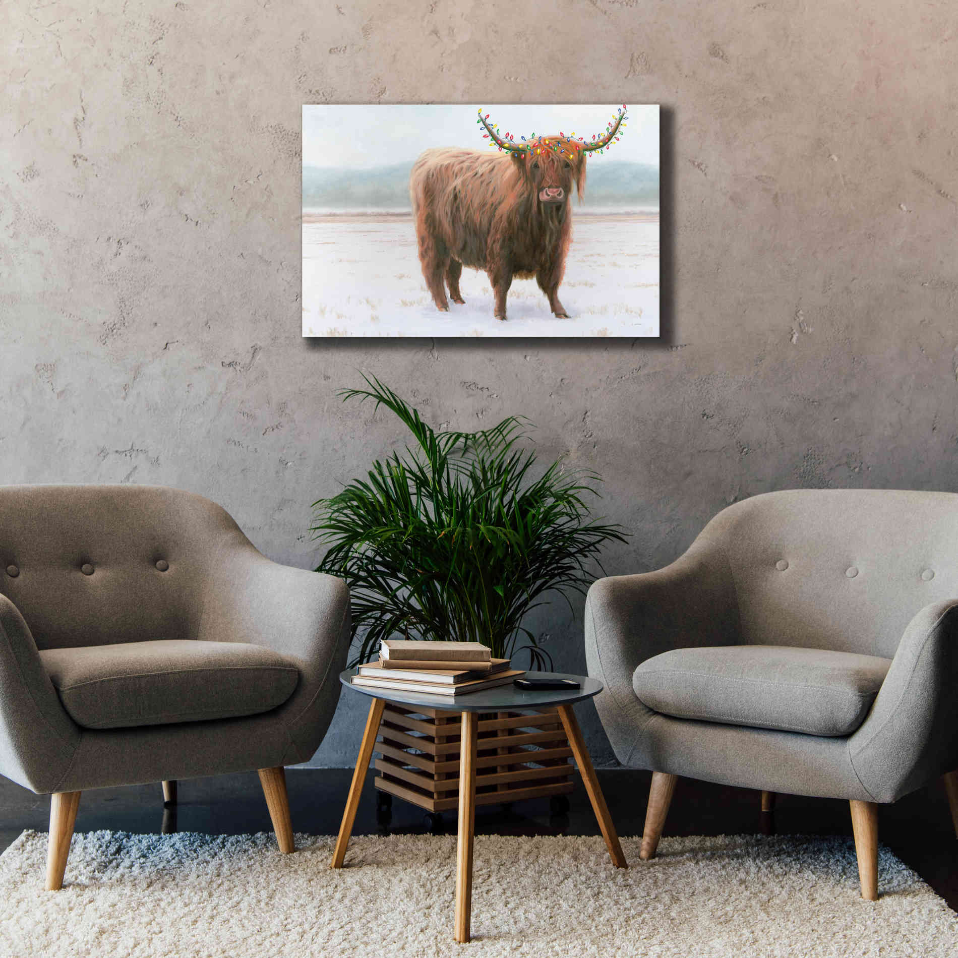 'King of the Highland Fields Lights' by James Wiens, Canvas Wall Art,40 x 26