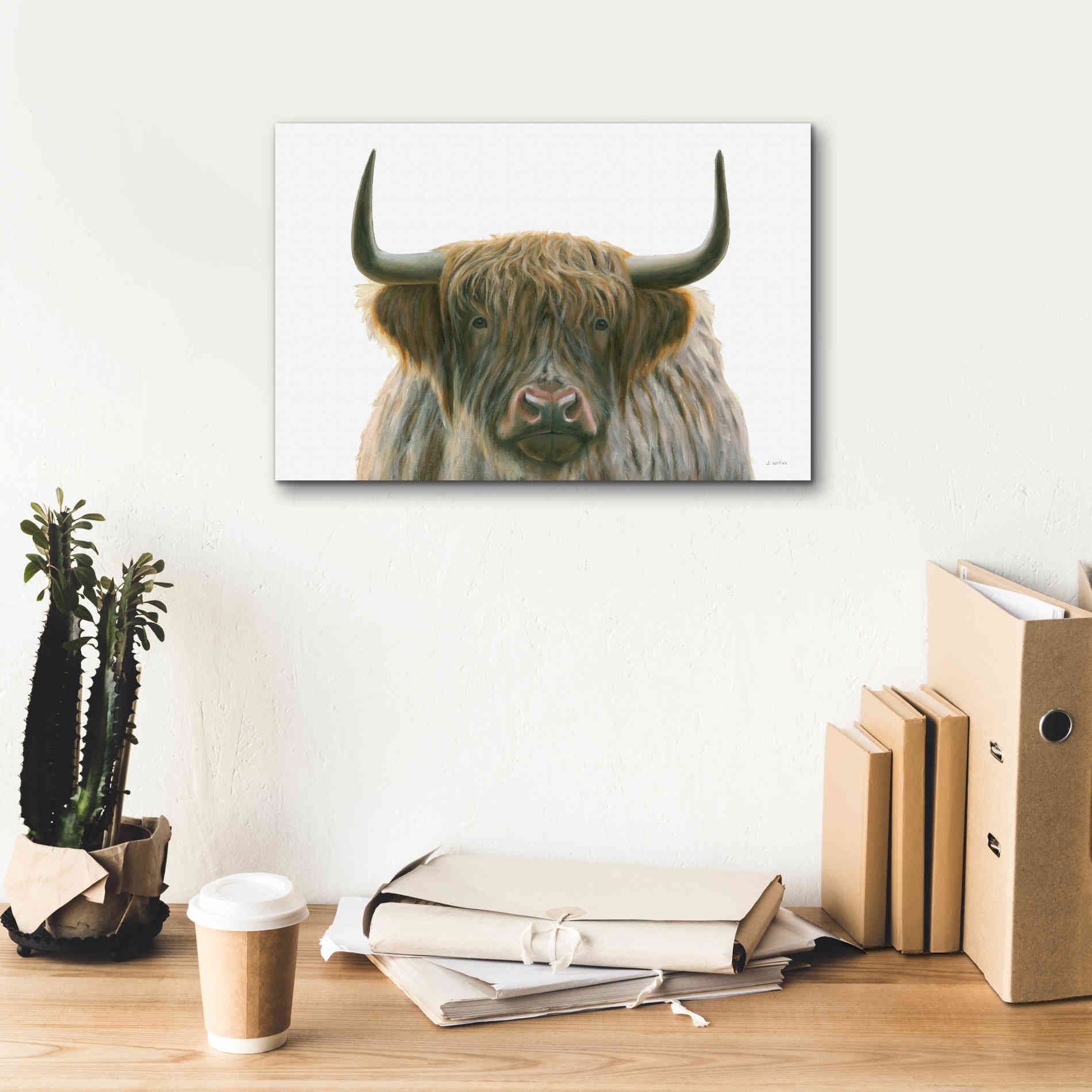'Highlander' by James Wiens, Canvas Wall Art,18 x 12