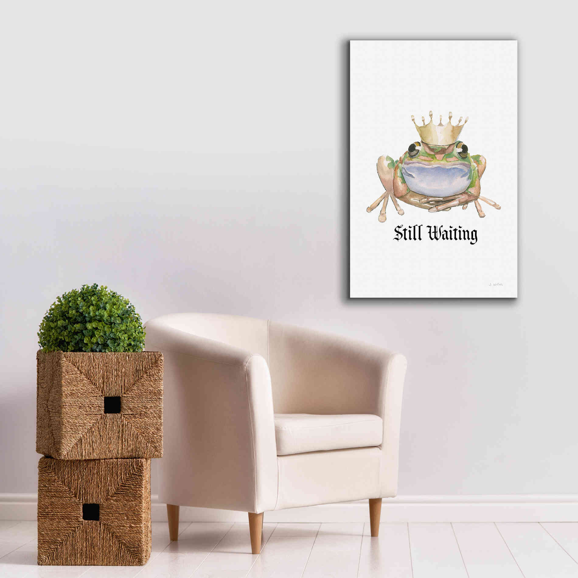 'Still Waiting' by James Wiens, Canvas Wall Art,26 x 40