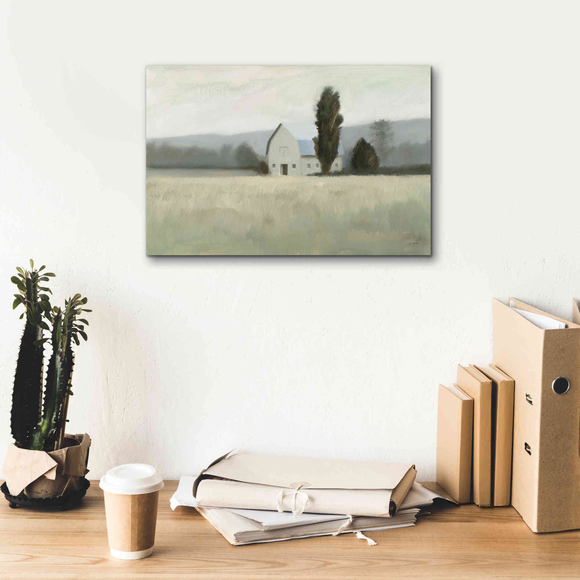 'Quiet Valley' by James Wiens, Canvas Wall Art,18 x 12