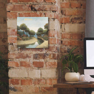 'By the Waterways I' by James Wiens, Canvas Wall Art,12 x 12