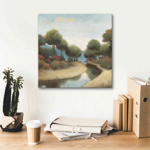 Image of 'By the Waterways I' by James Wiens, Canvas Wall Art,18 x 18