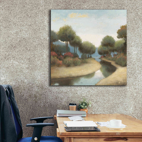 Image of 'By the Waterways I' by James Wiens, Canvas Wall Art,37 x 37