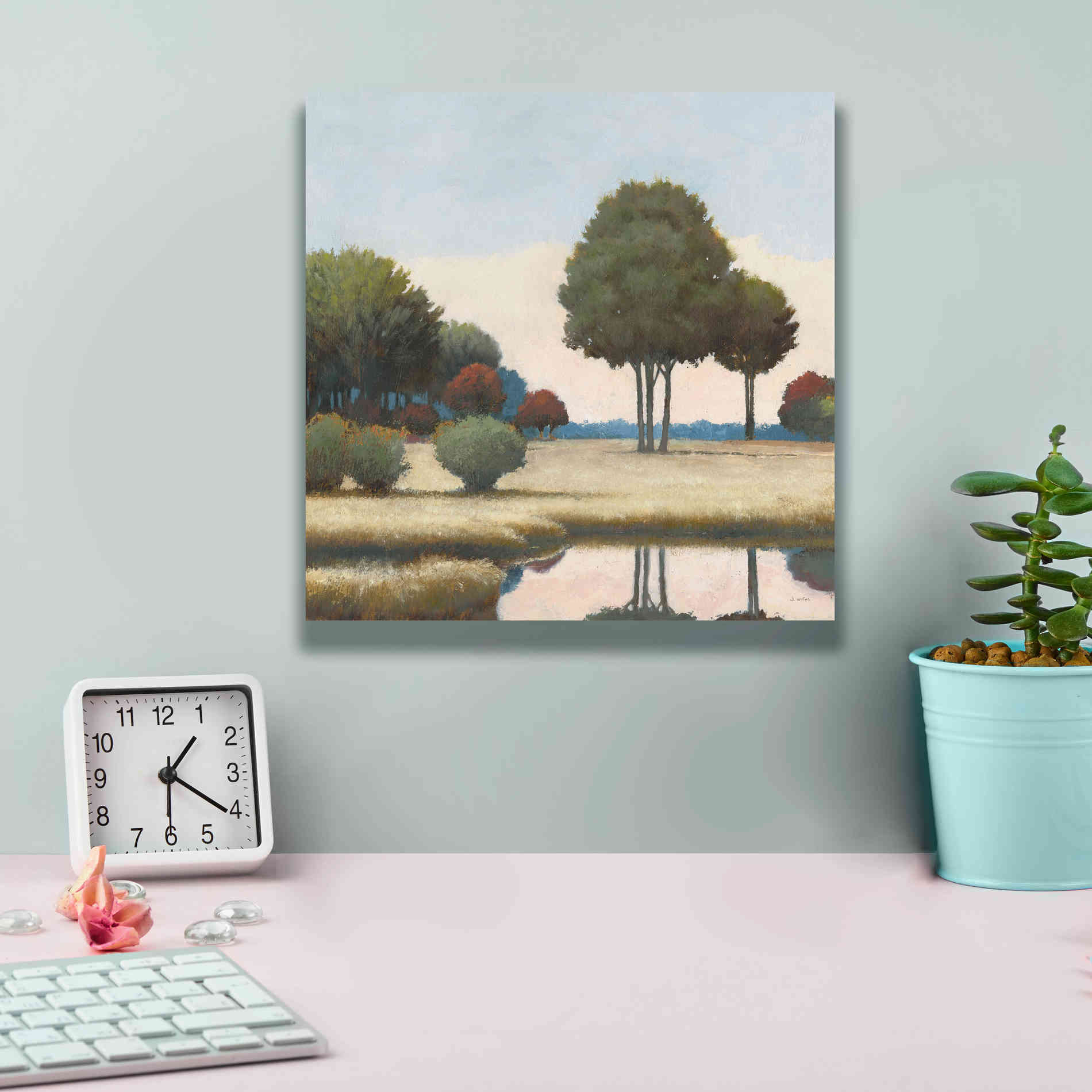 'By the Waterways II' by James Wiens, Canvas Wall Art,12 x 12