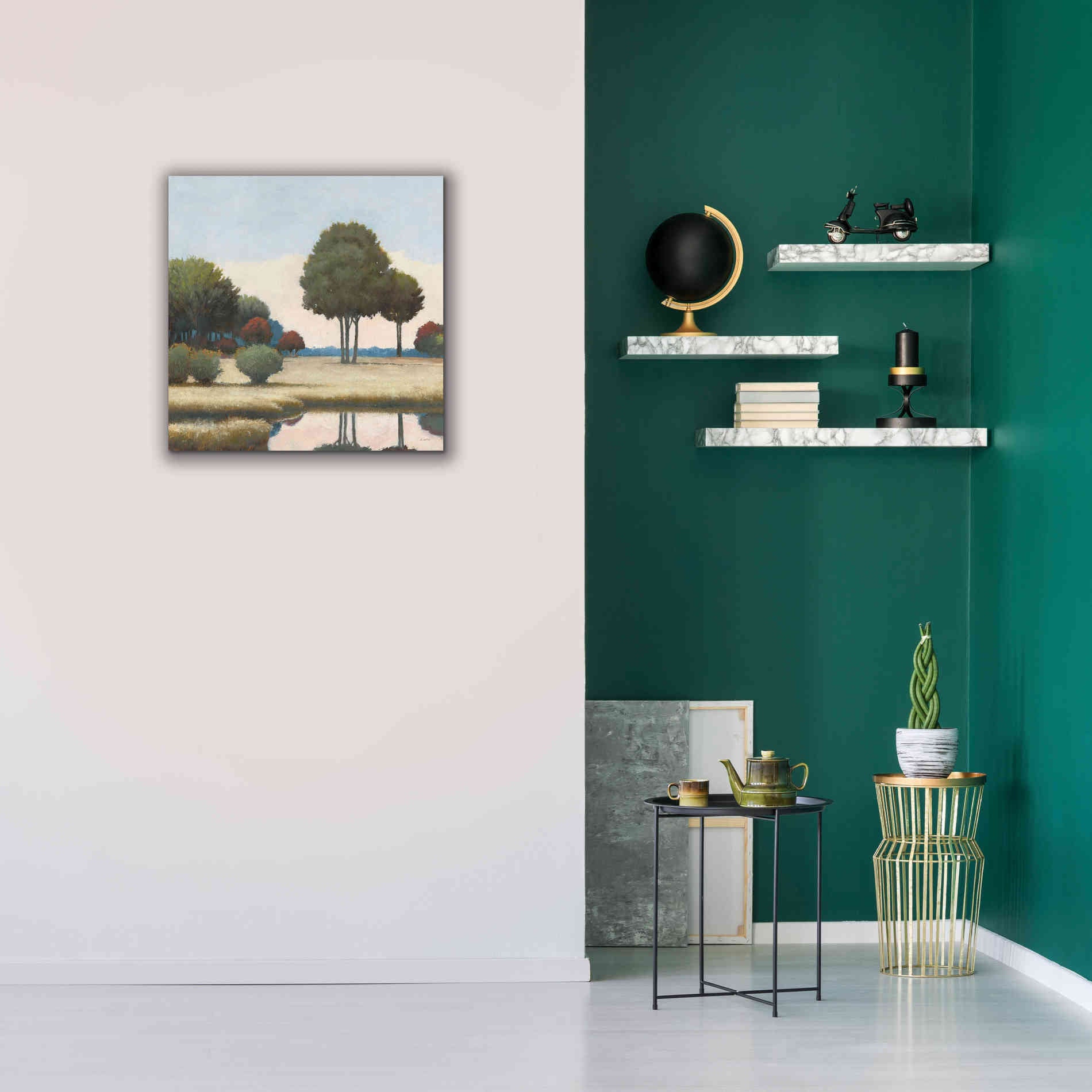 'By the Waterways II' by James Wiens, Canvas Wall Art,26 x 26