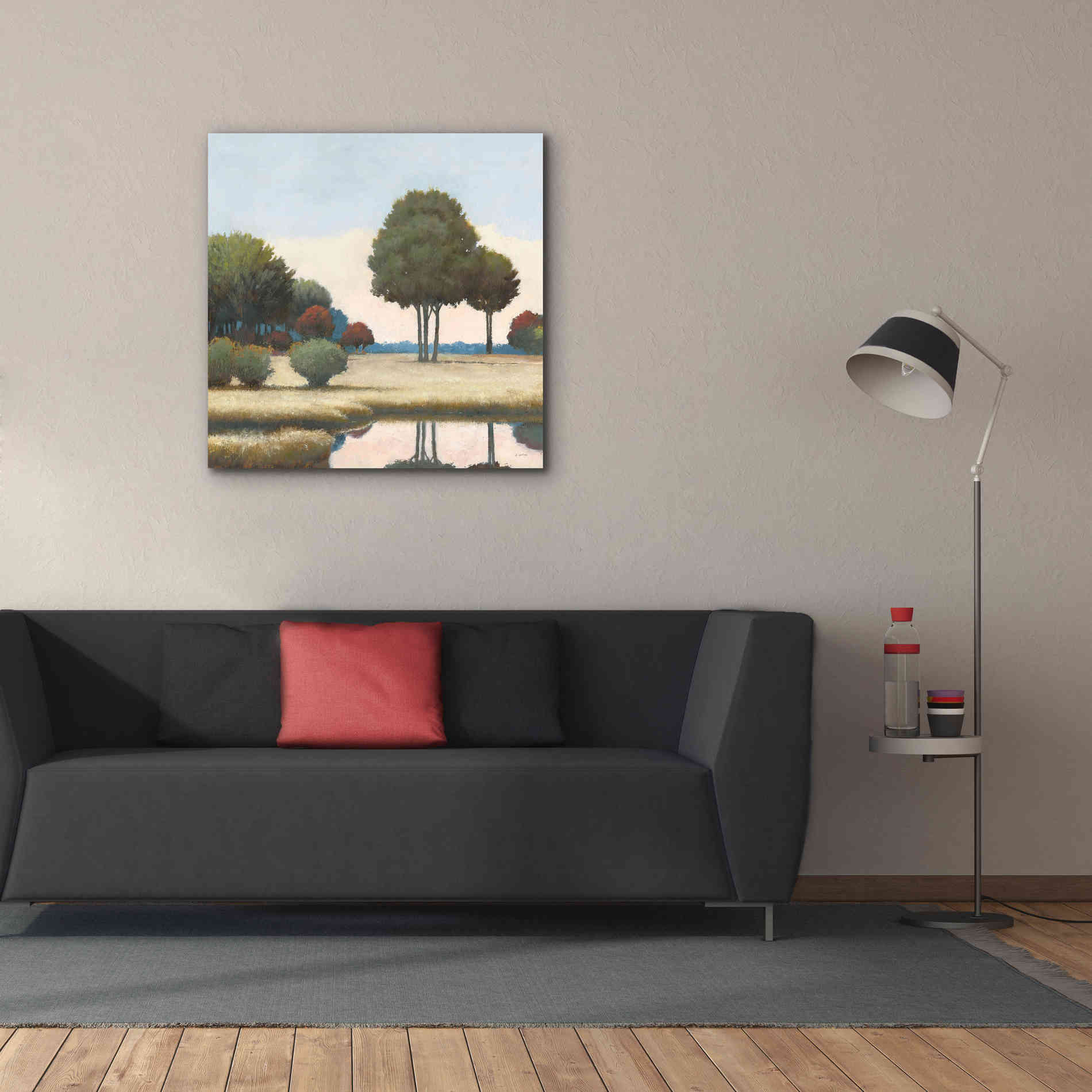 'By the Waterways II' by James Wiens, Canvas Wall Art,37 x 37