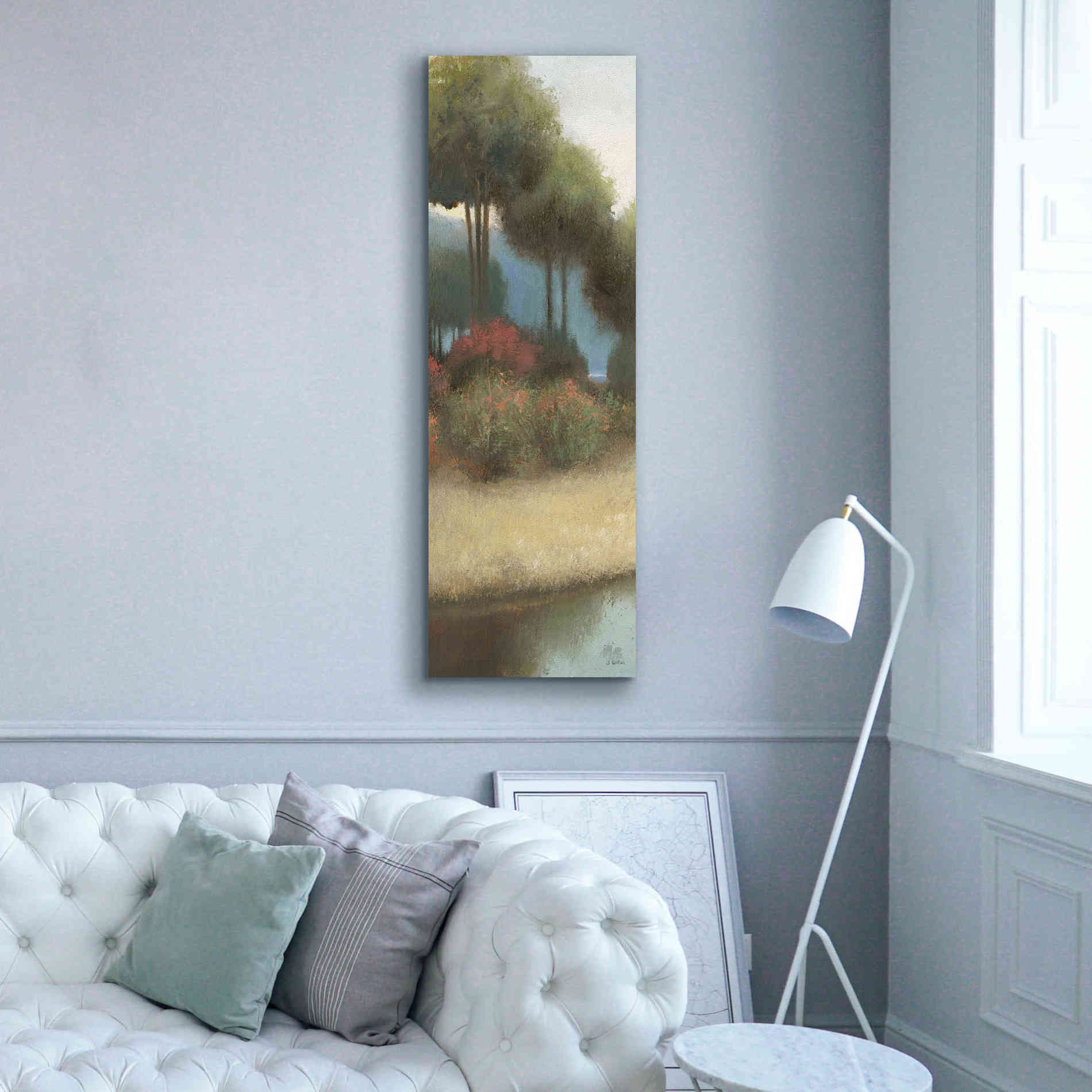 'By the Waterways Portrait I' by James Wiens, Canvas Wall Art,20 x 60